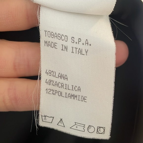 Italian vintage red and black wool blazer - Picture 6 of 6